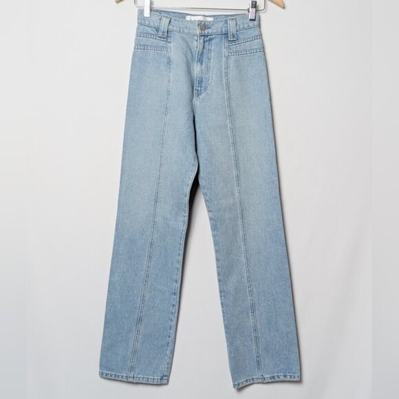 REFORMATION 70s Jean Skye Light Blue Straight Leg Retro Denim Size 24 - Picture 9 of 13